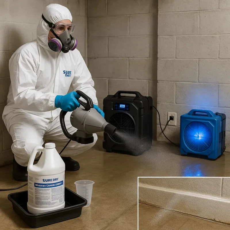 Sanitization and Odor Removal process in Centerville, PA